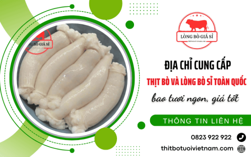 Địa chỉ cung cấp thịt bò và lòng bò sỉ toàn quốc bao tươi ngon, giá tốt